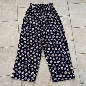 Wrapper USA Vintage Wide Leg Floral High Waist Pants